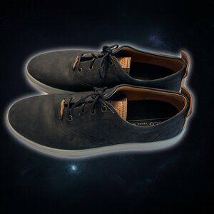 Ecco Danish Design Navy/Tan Lifestyle Walking Sneakers Men's Size 11